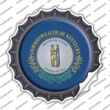 Kentucky State Flag Novelty Bottle Cap Sticker Decal