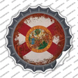 Florida Rusty Stamped Novelty Bottle Cap Sticker Decal