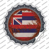 Hawaii Rusty Stamped Novelty Bottle Cap Sticker Decal
