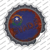 Nevada Rusty Stamped Novelty Bottle Cap Sticker Decal