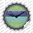 Youre On Beach Time Novelty Bottle Cap Sticker Decal
