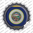 Minnesota State Flag Novelty Bottle Cap Sticker Decal