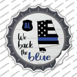 Alabama Back The Blue Novelty Bottle Cap Sticker Decal