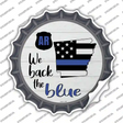 Arkansas Back The Blue Novelty Bottle Cap Sticker Decal