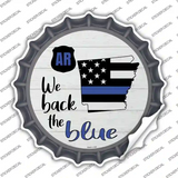 Arkansas Back The Blue Novelty Bottle Cap Sticker Decal