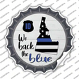 Idaho Back The Blue Novelty Bottle Cap Sticker Decal