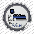 Nebraska Back The Blue Novelty Bottle Cap Sticker Decal