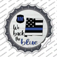 New Mexico Back The Blue Novelty Bottle Cap Sticker Decal