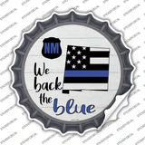 New Mexico Back The Blue Novelty Bottle Cap Sticker Decal