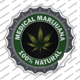 Medical Marijuana Novelty Bottle Cap Sticker Decal