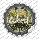Smoke Weed Everyday Novelty Bottle Cap Sticker Decal