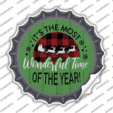 Most Wonderful Time Novelty Bottle Cap Sticker Decal