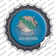 Oklahoma State Flag Novelty Bottle Cap Sticker Decal