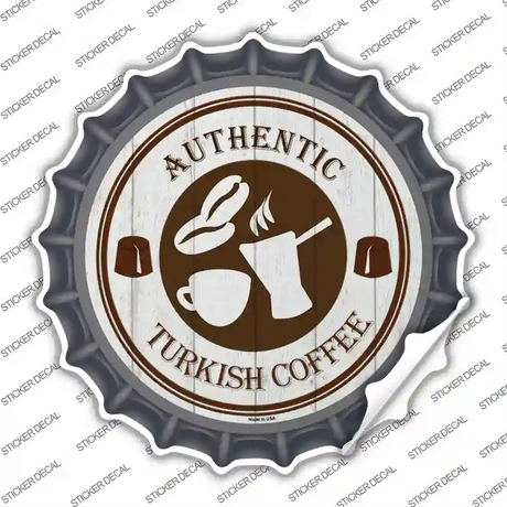 Authentic Turkish Novelty Bottle Cap Sticker Decal