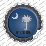 South Carolina State Flag Novelty Bottle Cap Sticker Decal