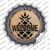 Welcome Pineapple Novelty Bottle Cap Sticker Decal