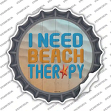 I Need Beach Therapy Novelty Bottle Cap Sticker Decal