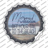 Mermaid Wisdom Novelty Bottle Cap Sticker Decal