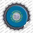 South Dakota State Flag Novelty Bottle Cap Sticker Decal