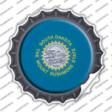 South Dakota State Flag Novelty Bottle Cap Sticker Decal