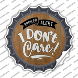 Spoiler Alert Novelty Bottle Cap Sticker Decal