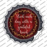 Grateful Heart Novelty Bottle Cap Sticker Decal