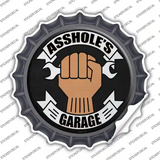 Assholes Garage Novelty Bottle Cap Sticker Decal