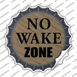 No Wake Zone Novelty Bottle Cap Sticker Decal
