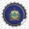Vermont State Flag Novelty Bottle Cap Sticker Decal