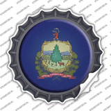 Vermont State Flag Novelty Bottle Cap Sticker Decal