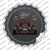 Ride the Classic Red Hotrod Novelty Bottle Cap Sticker Decal