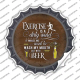 Wash My Mouth With Beer Novelty Bottle Cap Sticker Decal