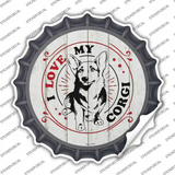 I Love My Corgi Novelty Bottle Cap Sticker Decal