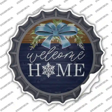 Welcome Home Snowflake Novelty Bottle Cap Sticker Decal