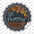 Stay Merry Novelty Bottle Cap Sticker Decal