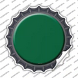 Green Novelty Bottle Cap Sticker Decal
