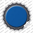 Blue Novelty Bottle Cap Sticker Decal