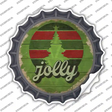 Jolly Green Novelty Bottle Cap Sticker Decal