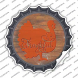 Thanksgiving Turkey Novelty Bottle Cap Sticker Decal