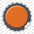 Orange Novelty Bottle Cap Sticker Decal