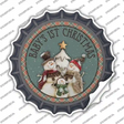 Babys First Christmas Novelty Bottle Cap Sticker Decal