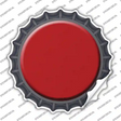 Red Novelty Bottle Cap Sticker Decal
