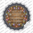 Christmas Lights Novelty Bottle Cap Sticker Decal