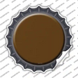 Brown Novelty Bottle Cap Sticker Decal