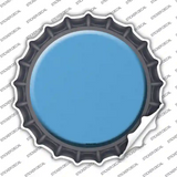 Light Blue Novelty Bottle Cap Sticker Decal