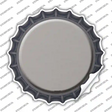 Tan Novelty Bottle Cap Sticker Decal