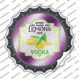 Add Vodka Purple Novelty Bottle Cap Sticker Decal