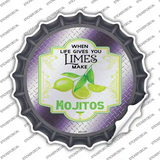 Make Mojitos Purple Novelty Bottle Cap Sticker Decal
