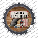 Family Movie Night Novelty Bottle Cap Sticker Decal