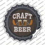 Craft Beer Novelty Bottle Cap Sticker Decal